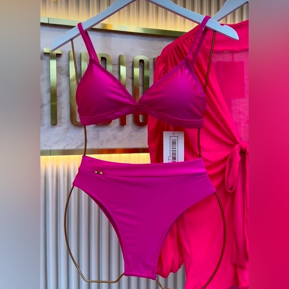 Raspberry Brazilian Bikini Set
